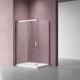 Душевой уголок Vincea Dice VSR-4D9012CL, 1200*900, хром, стекло прозрачное