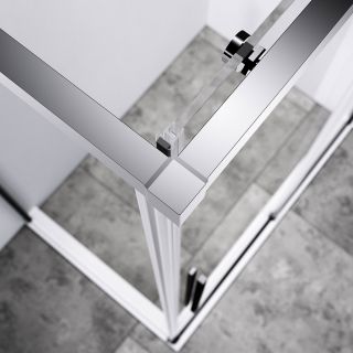 Душевой уголок Vincea Slim-N VSR-4SN9011CL, 1100*900, хром, стекло прозрачное