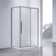 Душевой уголок Vincea Slim-N VSR-4SN9014CLGM, 1400*900, вороненая сталь, стекло прозрачное