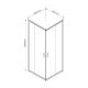 Душевой уголок Vincea Garda VSS-1G8012CLBN, 1200*800, брашированный никель, стекло прозрачное