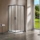 Душевой уголок Vincea Garda VSS-1G9011CLGM, 1100*900, вороненая сталь, стекло прозрачное