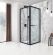 Душевой уголок Vincea City VSS-2ST9090CLB-R 90x 90 см