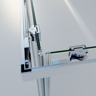 Душевой уголок Vincea Rapid-N VSS-3RN8012E10CL, (700-800)x(1100-1200), хром, стекло прозрачное