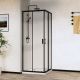 Душевой уголок Vincea City 100x 80 см VSS-5CT8010CLB