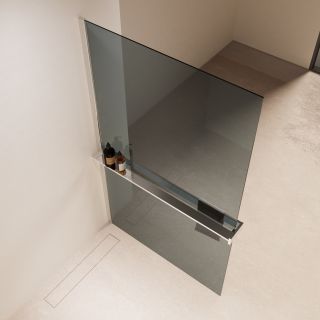 Душевая перегородка Vincea Walk-In VSW-1HR100MR, 1000*2000, хром, стекло зеркальное