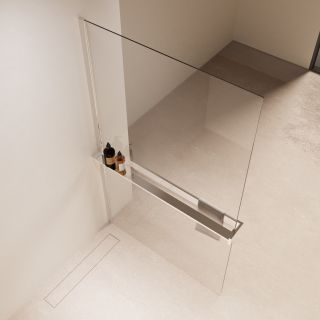 Душевая перегородка Vincea Walk-In VSW-1HR110CL, 1100*2000, хром, стекло прозрачное