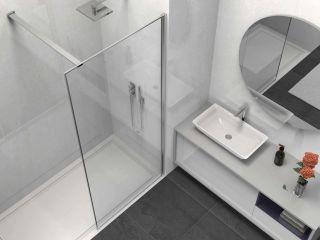 Душевая перегородка Vincea Walk-In HS VSW-1HS800CL, 800*2000, хром, стекло прозрачное