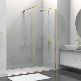 Душевая перегородка Vincea Walk-In HS VSW-1HS900CLGM, 900*2000, вороненая сталь, стекло прозрачное