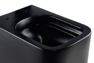 Унитаз подвесной Vincea Ultra VT1-32MB черный безободковый ультратонкое soft-close сиденье