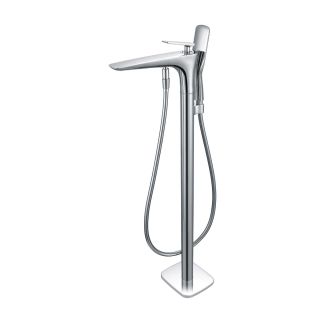 Смеситель Vincea VTF-102CH для ванны и душа напольный хром