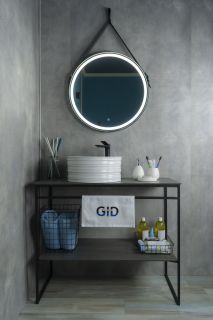 Раковина Gid W969 51174 накладная белая 41x41x18