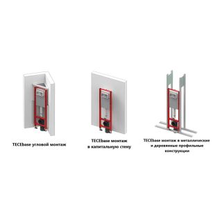 Застенный модуль TECE TECEbase 9400440 со смывным бачком