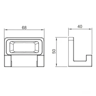 Крючок Gappo G30805-2 хром