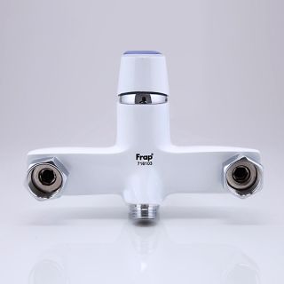 Смеситель для ванны и душа Frap F2234 хром белый