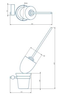 Ёршик Haiba HB8410 хром