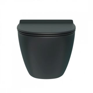 Унитаз подвесной Maretti Elena безободковый с микролифтом, EA10PBM93-560, черный