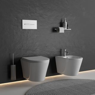 Биде подвесное Ceramica Nova Forma CN3012 белый