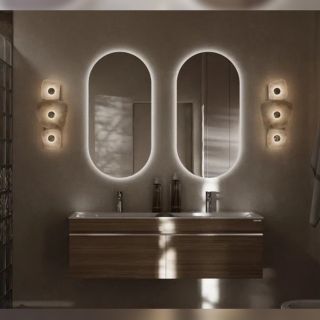 Тумба под раковину подвесная Velvex Pulsus tp.PUL.PUL.140.2Y дуб сонома, 140 см