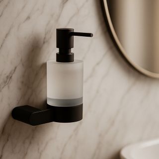 Дозатор жидкого мыла Knotlor LD102BL, черный