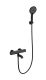 Смеситель для ванны с душем Wonzon & Woghand Stay 2 WW-B2016-A1-MB с термостатом чёрный матовый