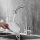 Смеситель для кухни Shevanik S168B с подключением фильтра сатин
