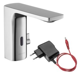 Сенсорный смеситель для раковины Swedbe Europe 6000-220 с блоком питания хром