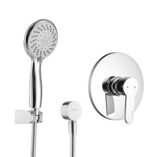 Душевой комплект Swedbe Platta 5532 с магнитным держателем хром