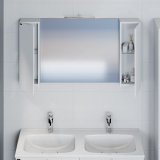 Зеркало-шкаф с подсветкой Санта Вега 700452 120 см