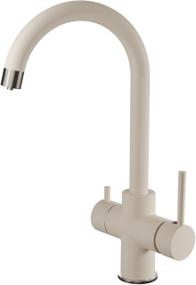 Смеситель для кухни GranFest  URBAN Z-5422 белый