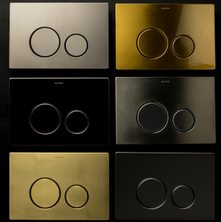 Кнопка смыва Boheme 649-MG золото матовое