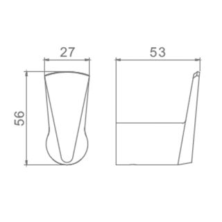 Крючок Raglo R307.05 хром