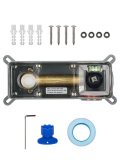 Встраиваемый смеситель для раковины Wonzon & Woghand WW-88869017-MB чёрный матовый