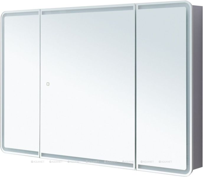 Зеркальный шкаф с подсветкой Aquanet Оптима 341429 120 см