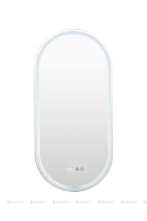 Зеркало с подсветкой Aquanet Монте 288969 45 см белый матовый