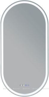 Зеркало с подсветкой Aquanet Монте 288970 50 см белый матовый