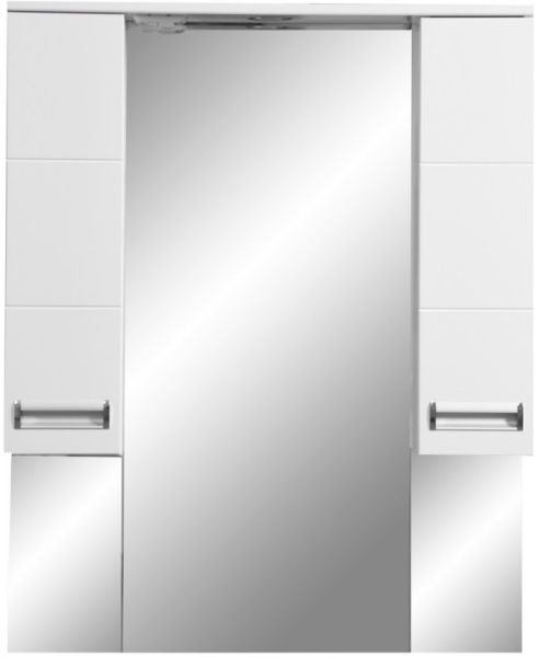 Зеркало-шкаф с подсветкой Stella Polar Фиора 80см белый SP-00000210