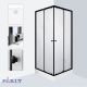 Душевой уголок с поддоном PARLY ZFQ911B (90х90х190) 