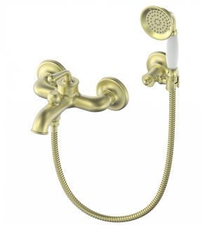 Смеситель для ванны с душем Wonzon & Woghand Steam WW-88639008-BG брашированное золото